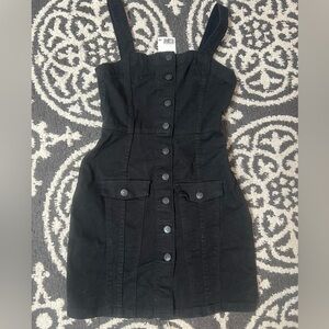 NWT H&M black denim dress